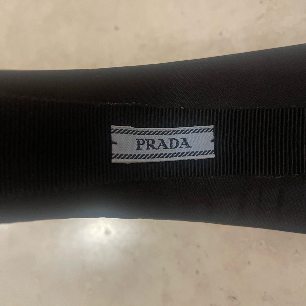 Prada Black Logo Headband - Picture 4 of 8
